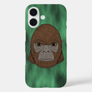Bigfoot Portrait 1 (Ape-Like) Case-Mate iPhone Cas 16 Case