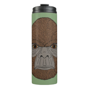 Bigfoot Portrait 1 (Ape-Like) Thermal Tumbler