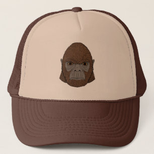 Bigfoot Portrait 1 (Ape-Like) Trucker Hat