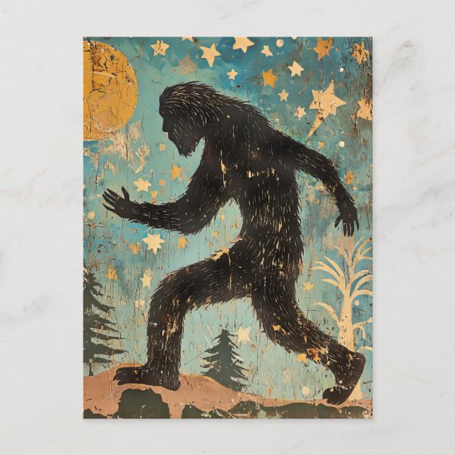 Bigfoot  postcard (Front)