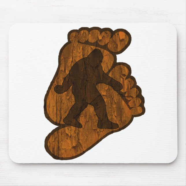 Bigfoot Prints Mouse Pad (Front)