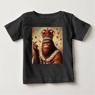 Bigfoot Queen of Hearts Baby T-Shirt