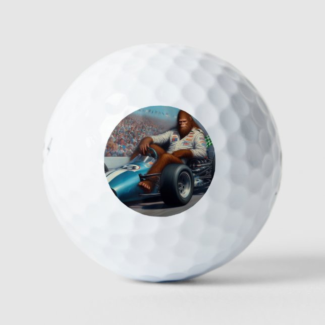 Bigfoot Racecar Golf Balls (Front)