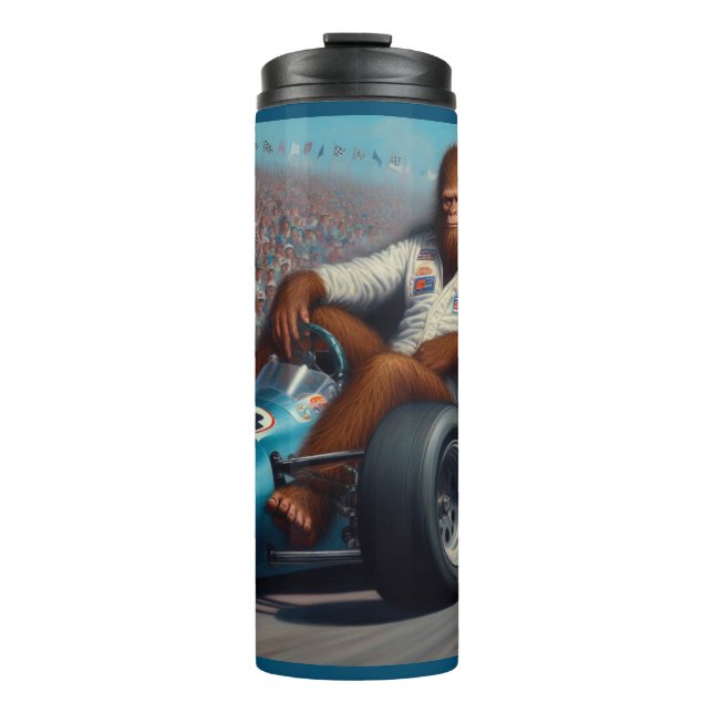 Bigfoot Racecar Thermal Tumbler (Front)
