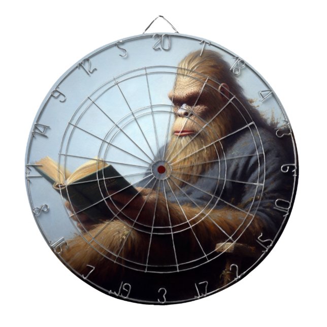 Bigfoot Reading Dartboard (Front)