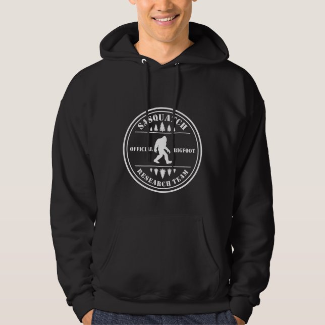 Bigfoot Research Team Finding Sasquatch Humour Hoodie (Front)