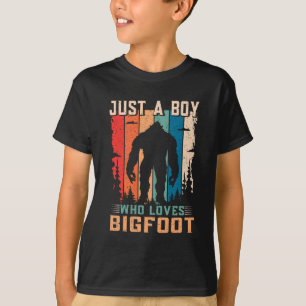 Bigfoot retro T-shirt for man, women, boys, kids