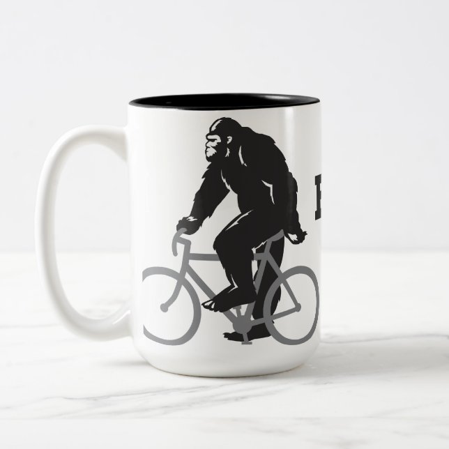 Bigfoot Rides Mug (Left)