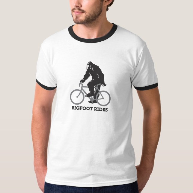 Bigfoot Rides T-Shirt (Front)