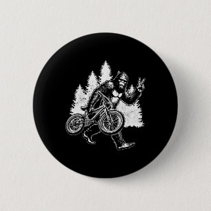 Bigfoot Riding Bicycle Vintage Mountain Biking Big 6 Cm Round Badge