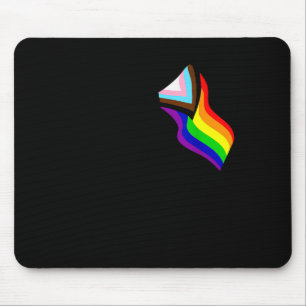 Bigfoot Rock On Proud Gay Lgbtq Progressive New Pr Mouse Pad