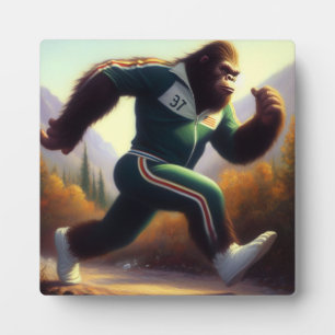 Bigfoot Running Plaque