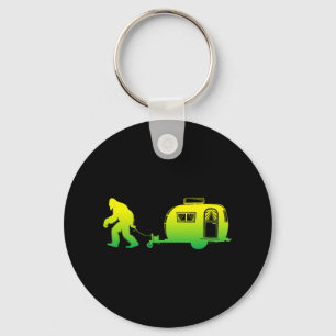 Bigfoot Rv Motorhome Camping Sasquatch Campervan G Key Ring