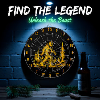 Bigfoot’s Favourite Game: Dart and Seek Dartboard