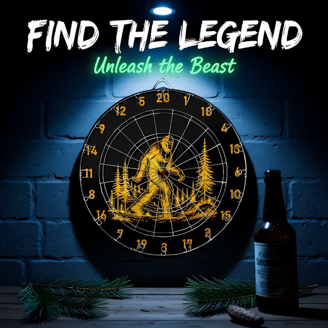 Bigfoot’s Favourite Game: Dart and Seek Dartboard (Creator Uploaded)