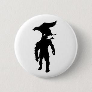Bigfoot’s Unexpected Passenger 6 Cm Round Badge