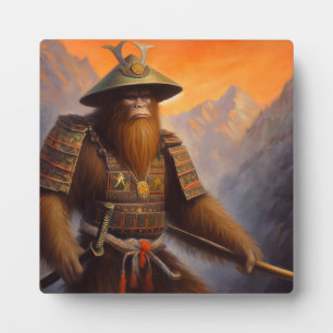 Bigfoot Samurai Plaque