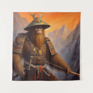 Bigfoot Samurai Tapestry