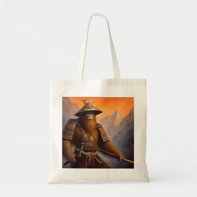 Bigfoot Samurai Tote Bag (Front)