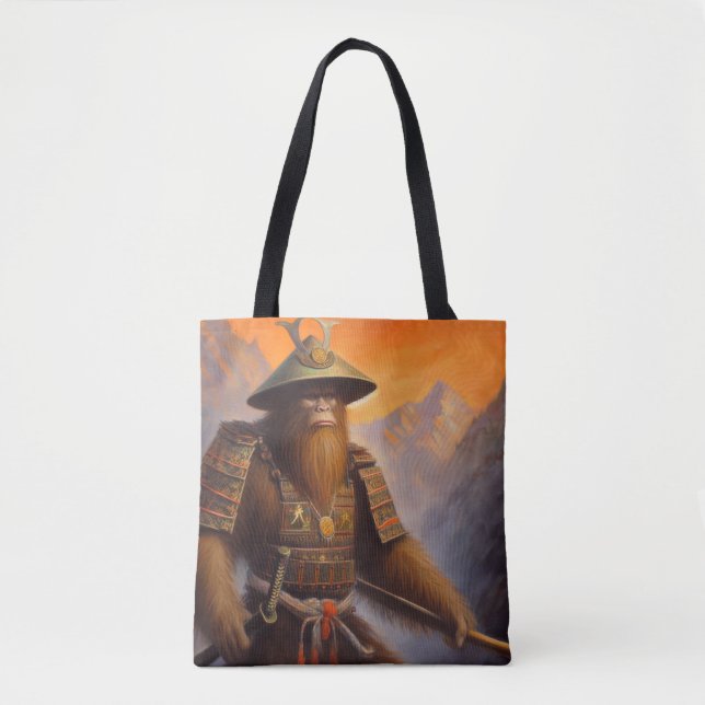 Bigfoot Samurai Tote Bag (Front)