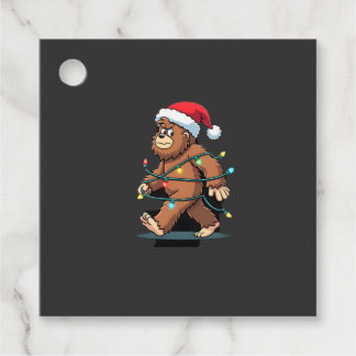 Bigfoot Santa Christmas Tree Lights Xmas Boys Men Favour Tags