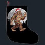 Bigfoot Santa Christmas Tree Lights Xmas Sasquatch Small Christmas Stocking<br><div class="desc">Bigfoot Santa Christmas Tree Lights Xmas Sasquatch</div>