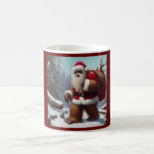 Bigfoot Santa Claus Coffee Mug