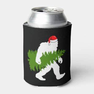 BigFoot Santa Claus Fun Christmas Gifts Can Cooler