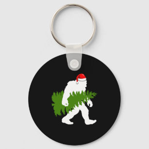 BigFoot Santa Claus Fun Christmas Gifts Key Ring
