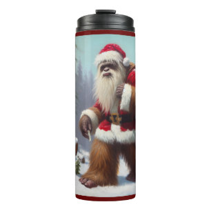 Bigfoot Santa Claus Thermal Tumbler