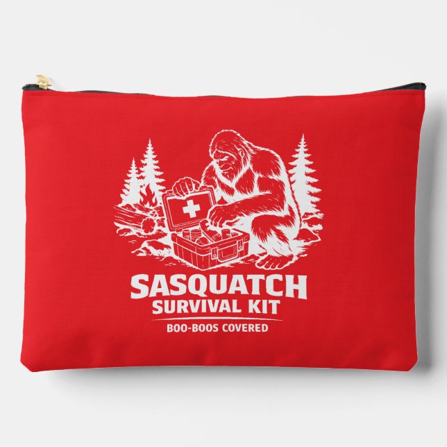 Bigfoot Sasquatch Accessory Pouch (Front)