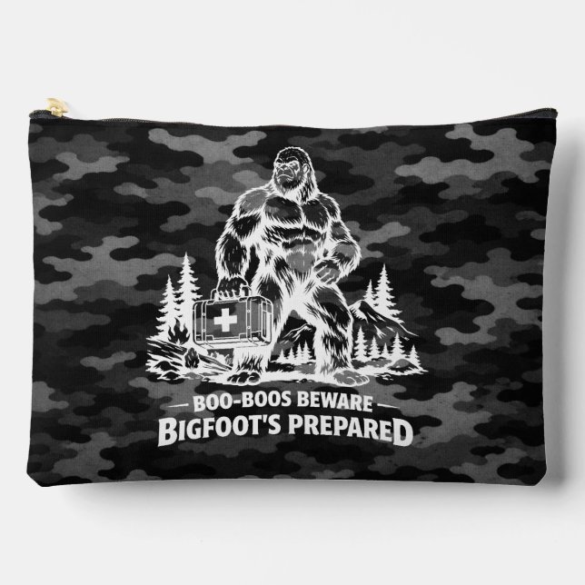 Bigfoot Sasquatch Accessory Pouch (Front)