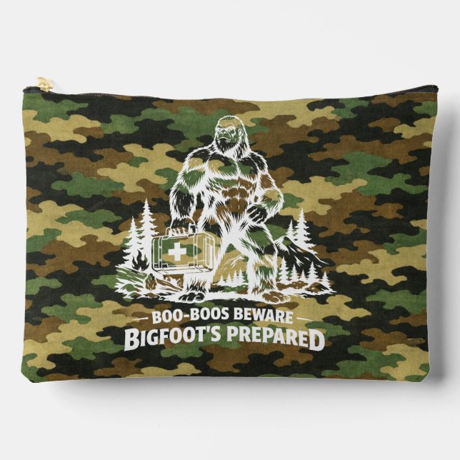 Bigfoot Sasquatch Accessory Pouch (Front)
