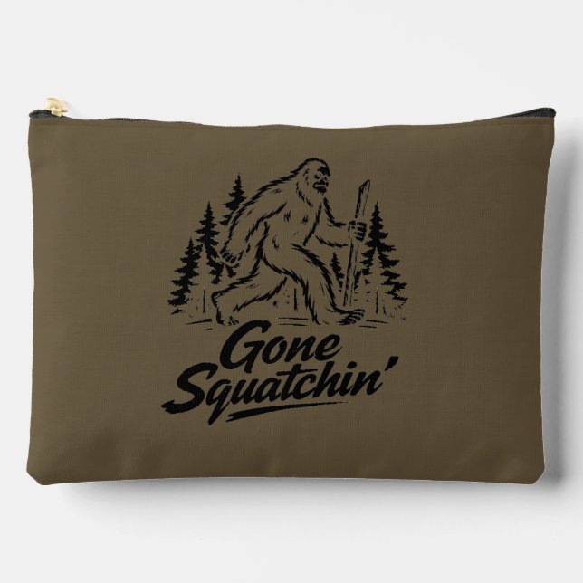 Bigfoot Sasquatch Accessory Pouch (Front)