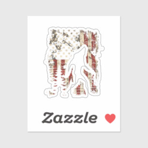 Bigfoot Sasquatch America Flag Patriotic Men Women