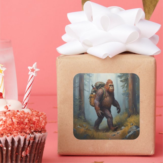 Bigfoot Sasquatch birthday father's day Sticker (Party)