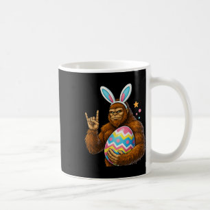 Bigfoot Sasquatch Bunny Easter Men Women Boy Kids Coffee Mug