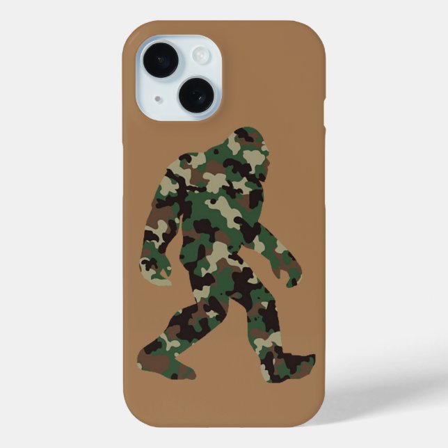 Bigfoot Sasquatch Camo Case-Mate iPhone Case (Back)