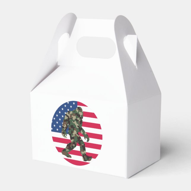 Bigfoot Sasquatch Camo      Favour Box (Front Side)