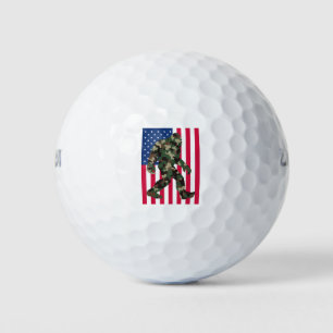 Bigfoot Sasquatch Camo Golf Balls
