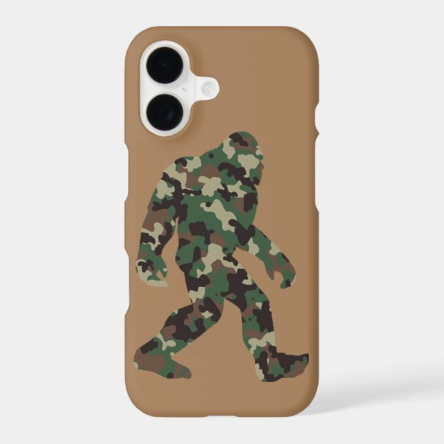 Bigfoot Sasquatch Camo iPhone Case (Back)