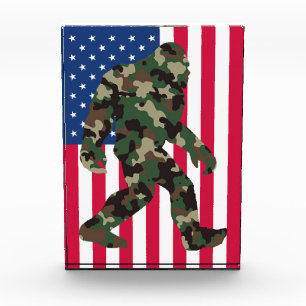 Bigfoot Sasquatch Camo Photo Block