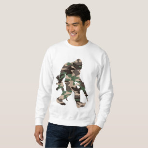 Bigfoot Sasquatch Camo Sweatshirt