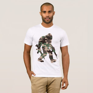 Bigfoot Sasquatch Camo T-Shirt