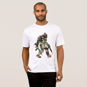 Bigfoot Sasquatch Camo    T-Shirt