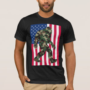 Bigfoot Sasquatch Camo T-Shirt