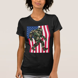 Bigfoot Sasquatch Camo T-Shirt