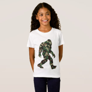 Bigfoot Sasquatch Camo      T-Shirt