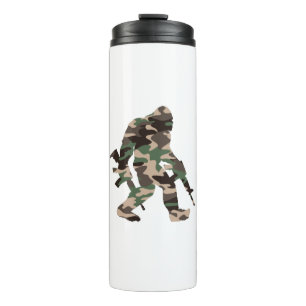 Bigfoot Sasquatch Camo     Thermal Tumbler