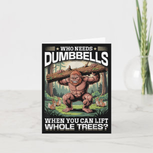 Bigfoot Sasquatch Card